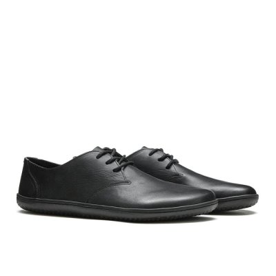 Vivobarefoot Ra Lux Mens - Black Casual Shoes TGE850719
